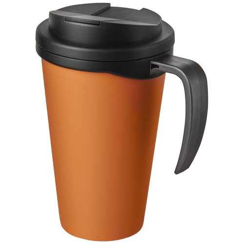 Mug isolant 350ml personnalisable Americano® Orange et Noir